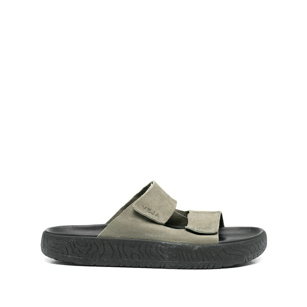 ヴェジャ メンズ サンダル シューズ Etna suede sandals Green