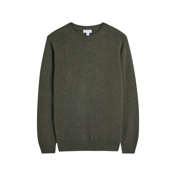 サンスペル メンズ 編み物\u0026ティーシャツ アウター Crew-neck sweater Green