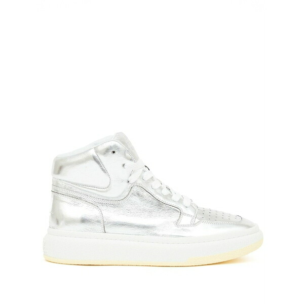 マルタンマルジェラ レディース スニーカー シューズ Lace-up high-top sneakers Silver