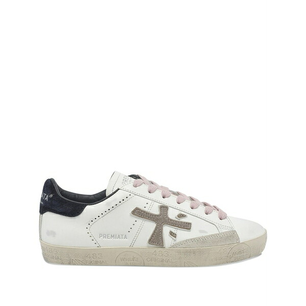 プレミアータ レディース スニーカー シューズ Stevend 7602 logo sneakers White｜asty