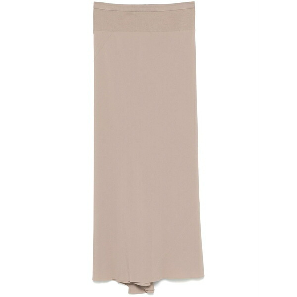 リックオウエンス レディース スコート ボトムス Calf bias MIDI skirt Neutrals