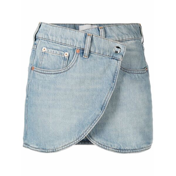 コペルニ レディース スコート ボトムス Denim wrap skirt Blue
