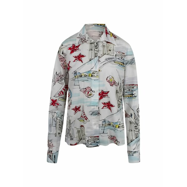 アントニオ・マラス レディース ティーシャツ トップス Printed shirt White