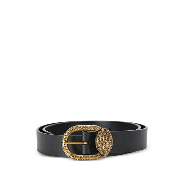 カートジェイガーロンドン レディース 胴締め 佩び物 Mayfair 30 crystal-embellished leather belt Black