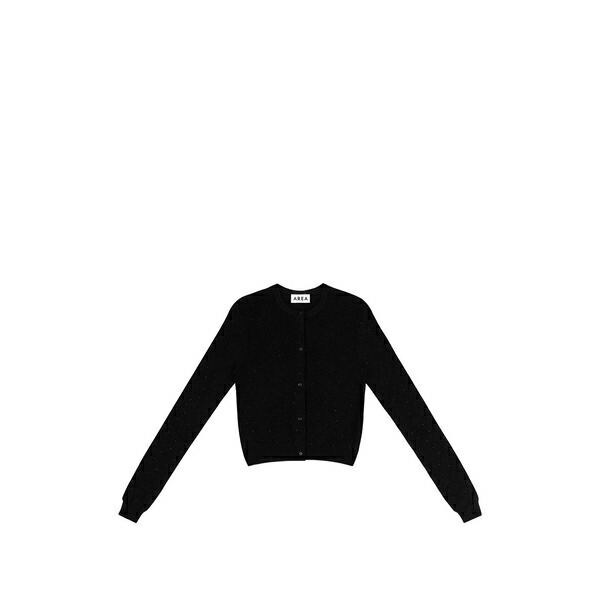 分野 レディース ジレー アウター Crystal-embellished cardigan Black