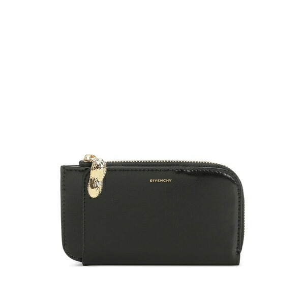 ジバンシー レディース 金入れ 付属物 Lucky charms zip card holder Black