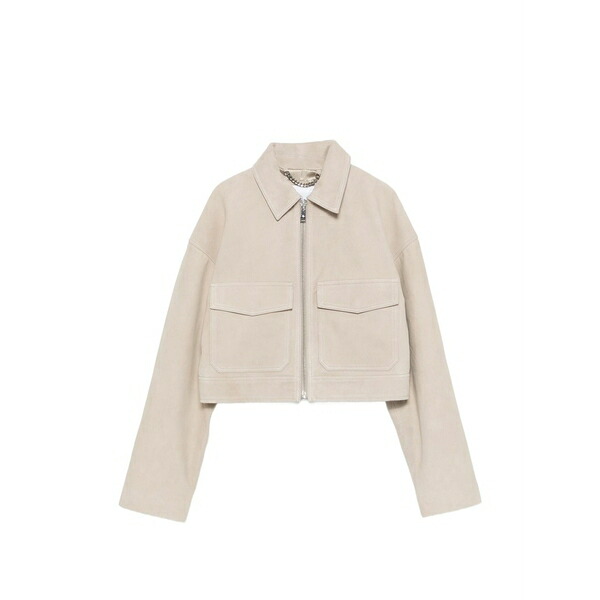 アニービン レディース 上衣＆上衣 アウター Christian pocket zip jacket Neutrals