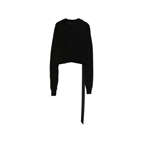リックオウエンス レディース ティーシャツ トップス Long-sleeve t-shirt Black