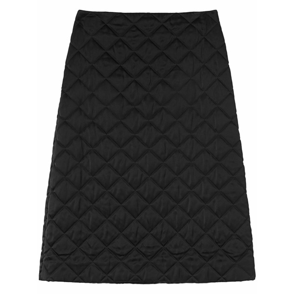 ジル・サンダー レディース スコート ボトムス A-line quilted MIDI skirt  Black