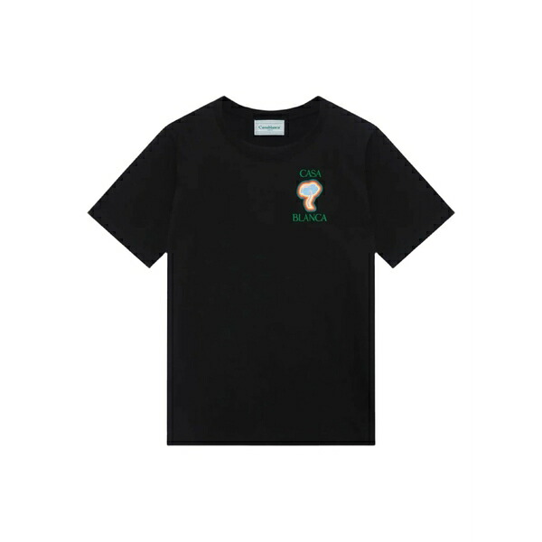 カサブランカ メンズ プルオーバー トップス Mushroom t-shirt Black