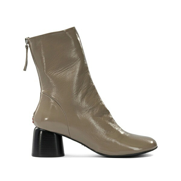ハルマネラ レディース ブーツ シューズ 55粍 anna patent-leather boots Neutrals