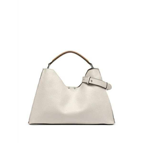 ジャンニ・キアリーニ レディース トートバッグ 御徒面子 Aurora grained leather tote bag White