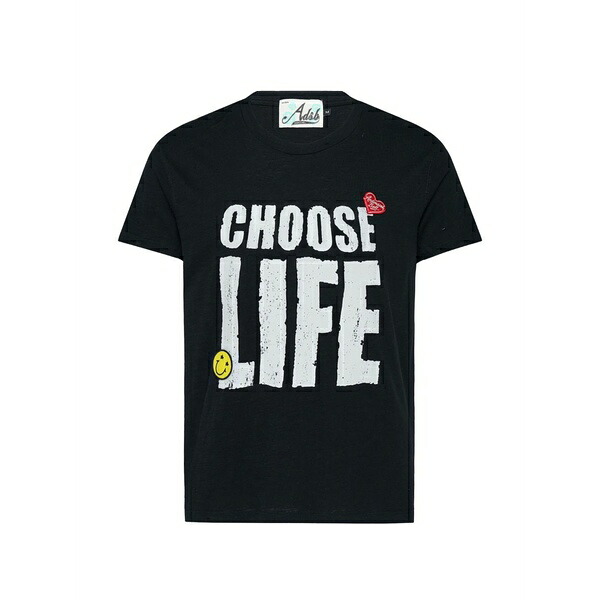 アンダーソン 呼びりん メンズ プルオーバー トップス Choose life t-shirt Black