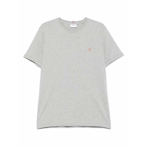 レ ドゥ メンズ プルオーバー トップス Logo-embroidered t-shirt  Grey