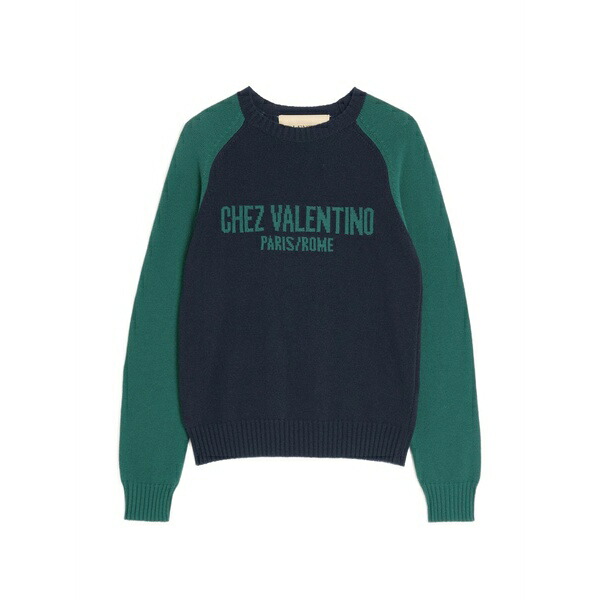 ヴァレンティノ ガラヴァーニ メンズ ニット&セーター アウター Chez-motif sweater Blue｜asty
