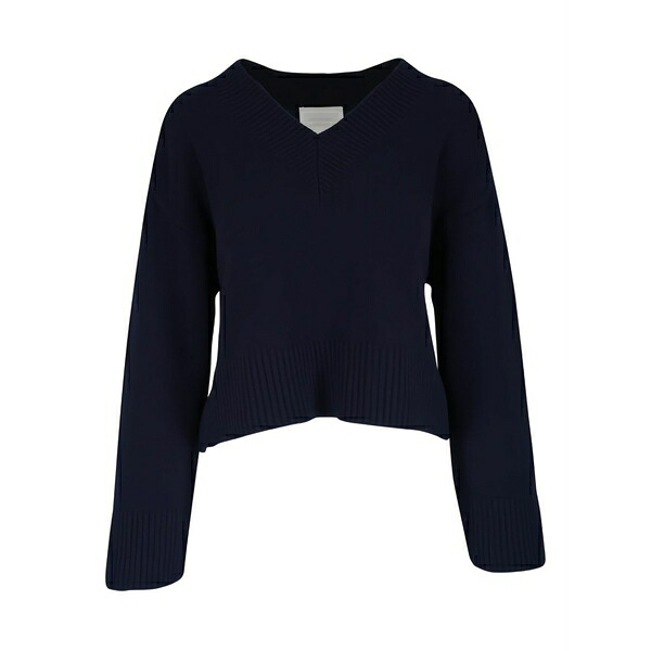 シチズンズ オブ 人間らしさ レディース 編み物\u0026スウェーター アウター V-neck sweater Blue