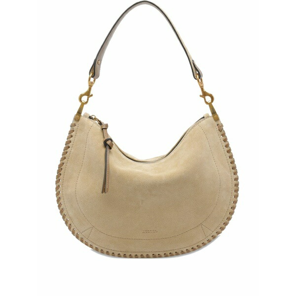 イザ呼びりん マラン レディース ショルダーバッグ 御徒面子 Oskan soft suede zip-fastening shoulder bag Neutrals