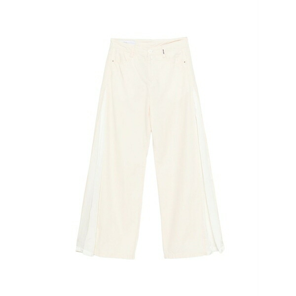 ご機嫌 レディース 心地好いズボン下 ボトムス Side panel trousers Neutrals