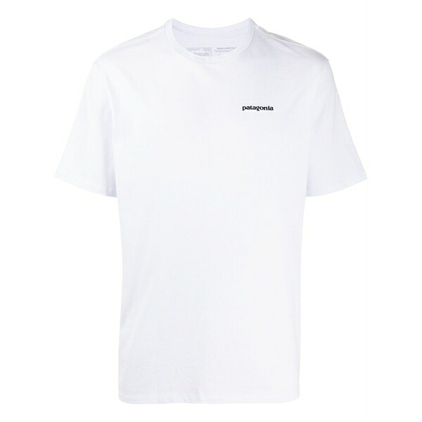 パタゴニア メンズ Tシャツ トップス P-6 logo responsibili-tee&cent; t-shirt White｜asty