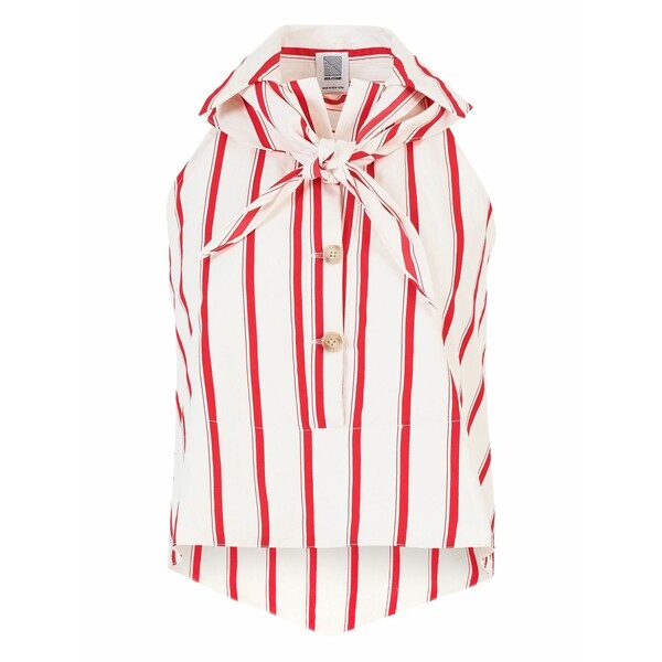 ロージー・アスリーヌ レディース ティーシャツ トップス Kerchief striped top White