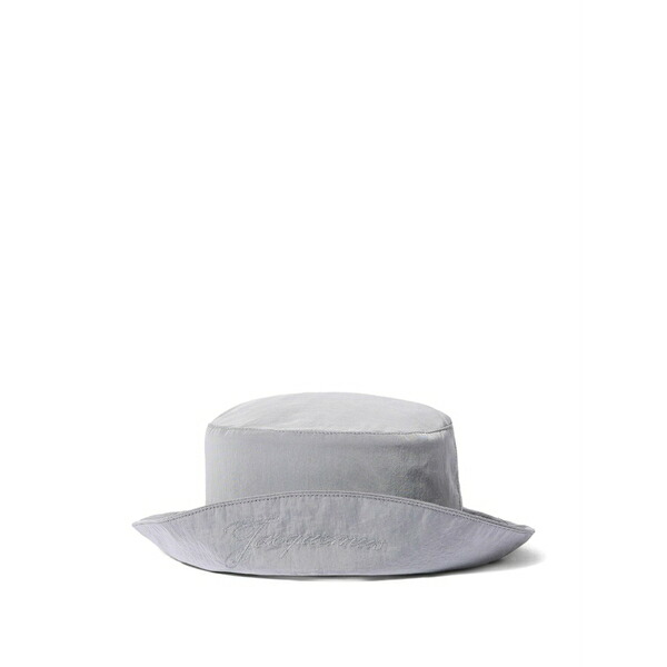 ジャクエムス メンズ かぶり笠 添え物 Baluchon bucket hat Grey