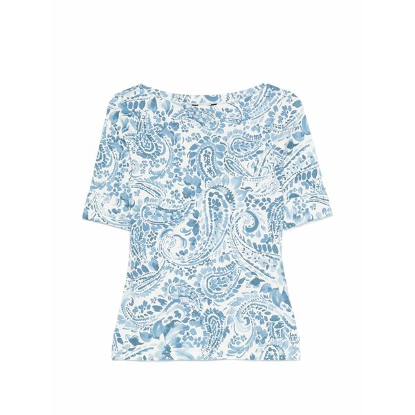 ラルフローレン レディース ティーシャツ トップス Paisley-print t-shirt White