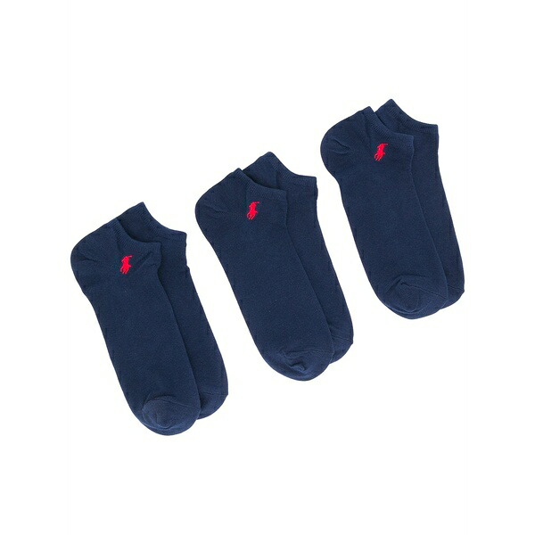 ラルフローレン メンズ ソックス アンダー御召しもの Pony motif ankle socks Blue