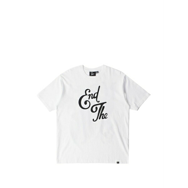 ﾊﾞｲﾊﾟｰﾗ メンズ ティーシャツ トップス End the loungechair cotton t-shirt White