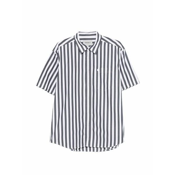 カーハート メンズ シャツ トップス Royce short-sleeve shirt Black|asty