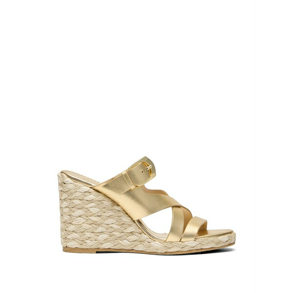 スチュアート ワイツマン レディース サンダル シューズ 8.5糎 sai mules Gold