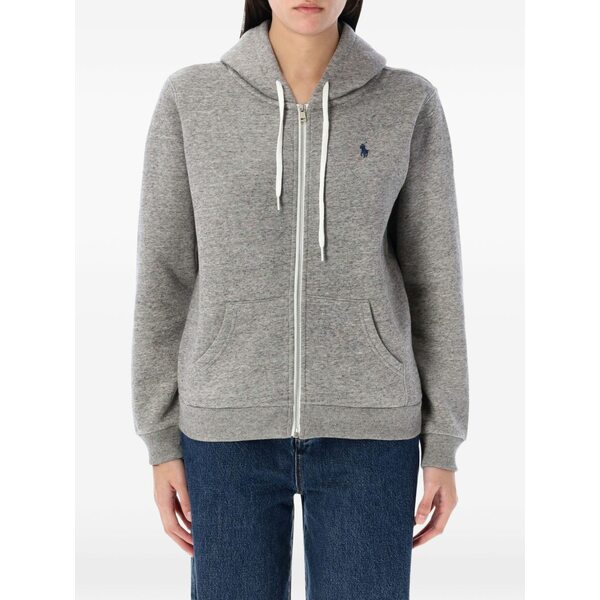 ラルフローレン レディース パーカー・スウェットシャツ アウター Zip hooded hoodie Grey｜asty