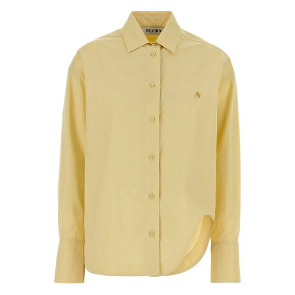 ジ アティコ レディース ティーシャツ トップス Diana poplin shirt Yellow