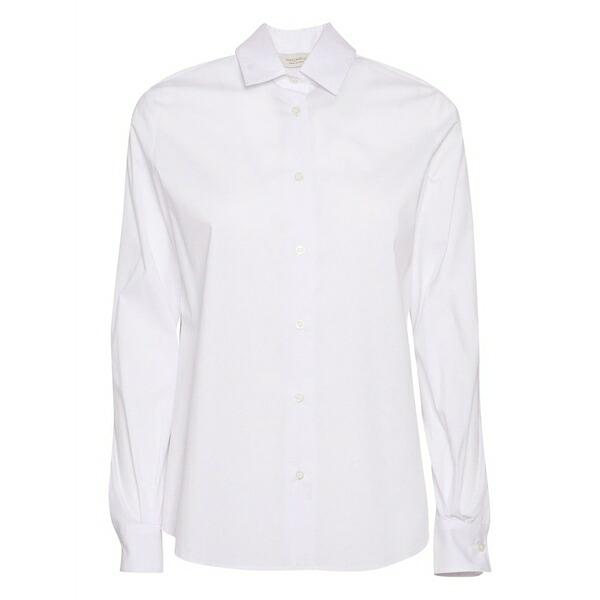 マッザレッリ レディース シャツ トップス Long-sleeve collared shirt White｜asty