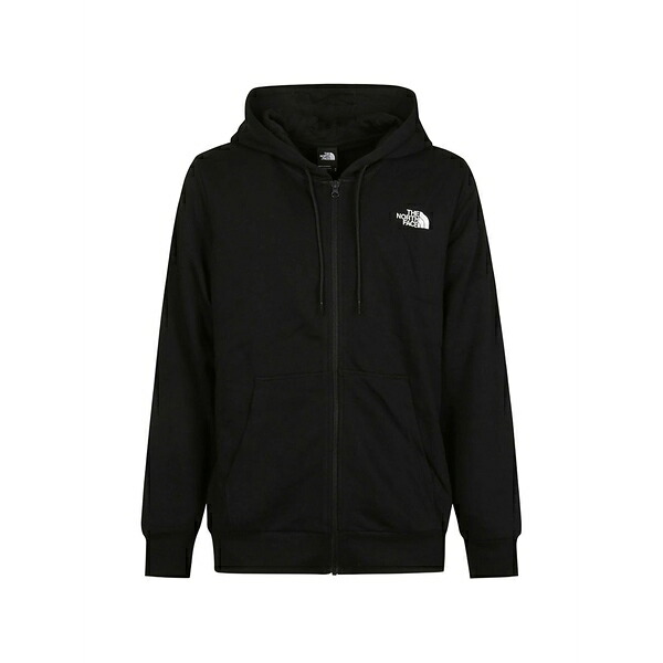 北の方人間の顔 メンズ パーカー・スウェットシャツ アウター Simple dome light regular-fit zipped hoodie Black