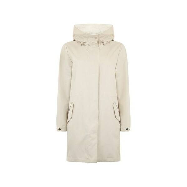 ムーレー レディース コート アウター Hooded parka coat Neutrals｜asty