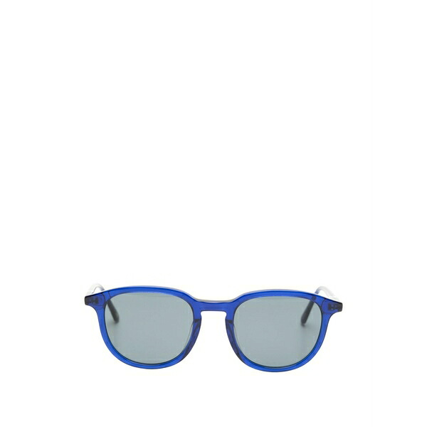 ベネトン  メンズ サングラス・アイウェア 添え物 Round-frame sunglasses Blue