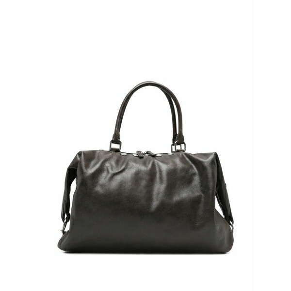 マージ シャー白木 レディース トートバッグ 御徒面子 Stud dumpling tote bag Brown
