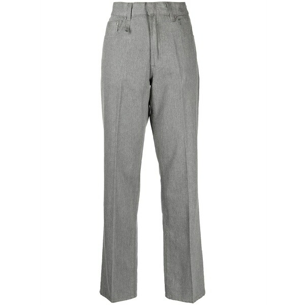アールサーティーン レディース デニムパンツ ボトムス Lemmy mid-rise straight-leg jeans Grey|asty