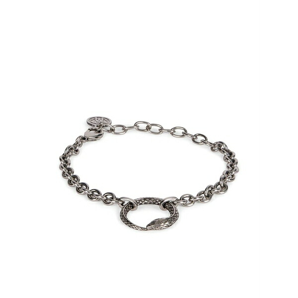 ロベルトカヴァリ メンズ ブレスレット・バングル・アンクレット 佩び物 Chain bracelet Silver