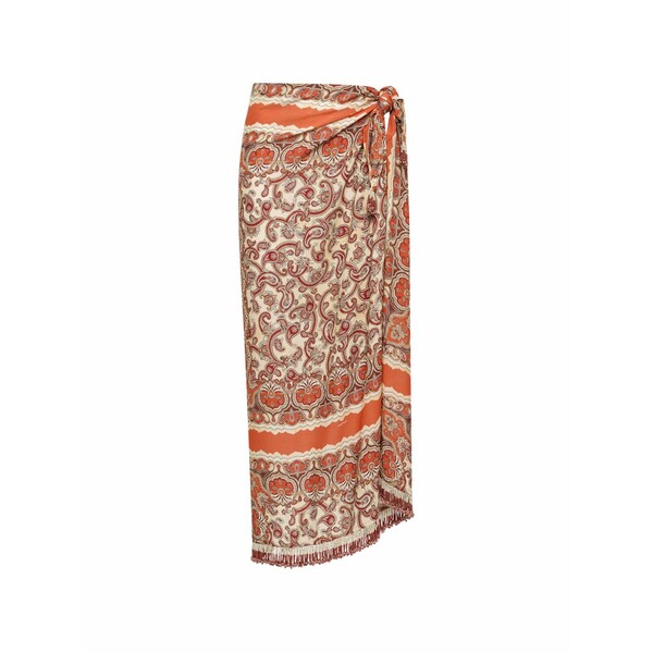 マリパルミ レディース スコート ボトムス Sunset paisley-print skirt Neutrals
