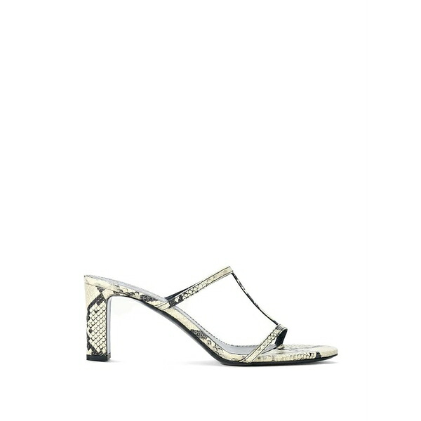 ステゥド レディース サンダル シューズ Talita snakeskin-effect heeled sandals Neutrals
