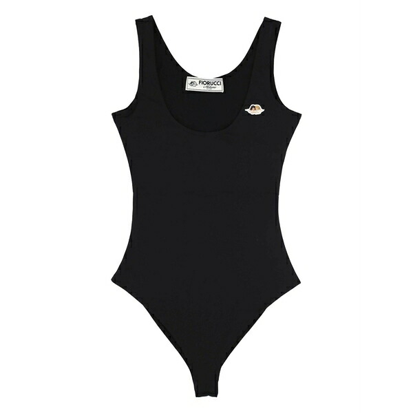 フィオルッチ レディース カットソー トップス Angels-patch bodysuit Black