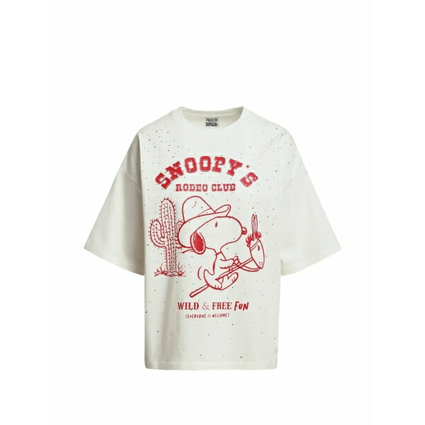 エッセンシャルアントワープ レディース プルオーバー トップス Rhinestone-embellished graphic-print t-shirt White
