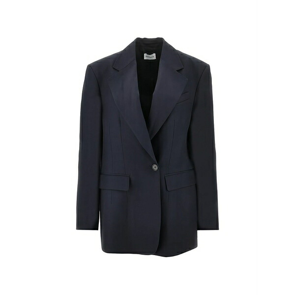パロッシュ レディース 上衣＆上衣 アウター Notched-lapel single-breasted blazer Blue