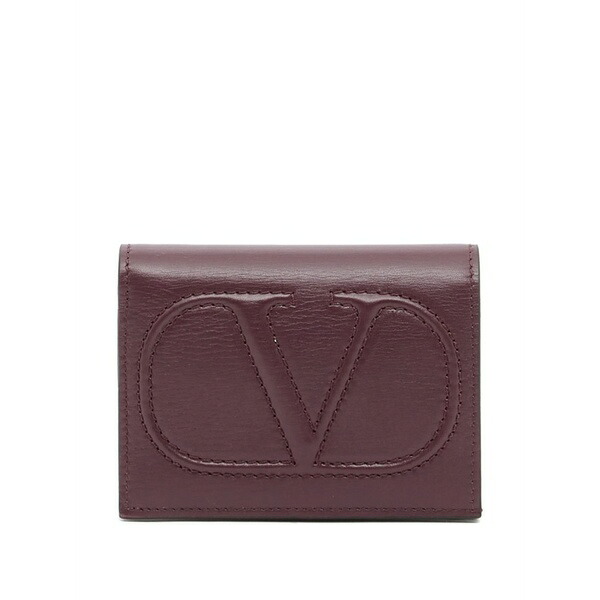 ヴァレンティノ ガラヴァーニ レディース 金入れ 付属物 Small vlogo wallet インチ calfskin Purple