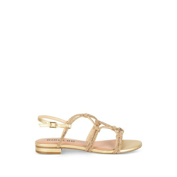 ビビロウ レディース サンダル シューズ Quail crystal-embellished sandals Gold