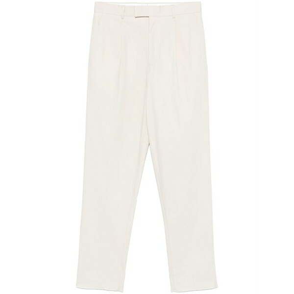 ゼニア メンズ 心地よいズボン下 ボトムス Tapered trousers Neutrals