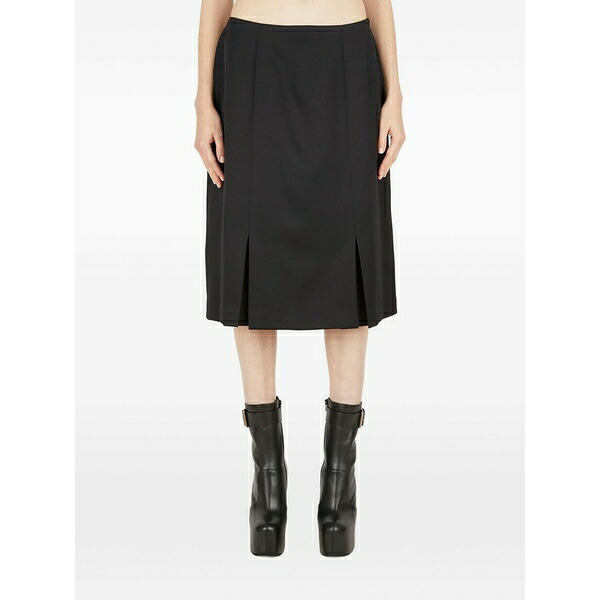 ラフ・シモンズ レディース スコート ボトムス A-line MIDI skirt Black