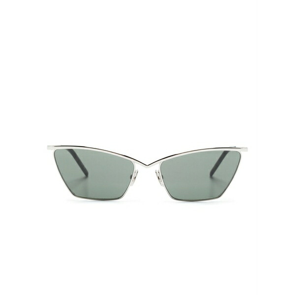 サンローラン アイウェア レディース 黒眼鏡＆アイウェア 付属物 Sl637 cat-eye sunglasses Silver