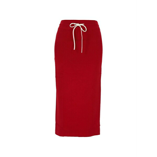 パトリツィア ペペ レディース スコート ボトムス Split detail skirt Red